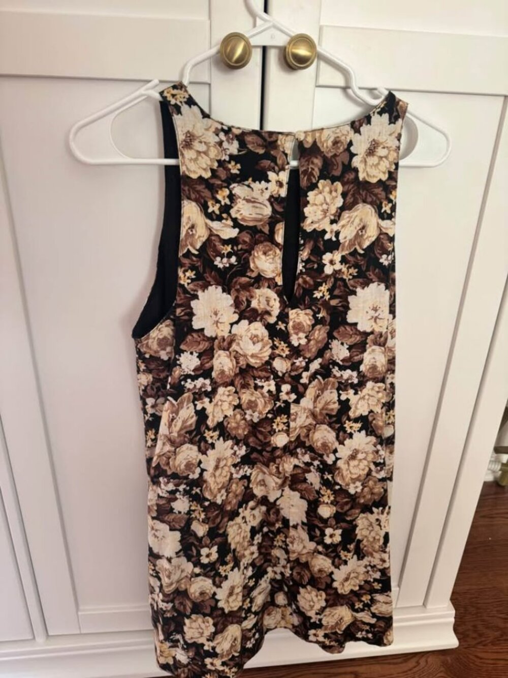 NWT Abercrombie Floral Linen Blend Shift Dress - Medium Petite - Picture 3 of 3